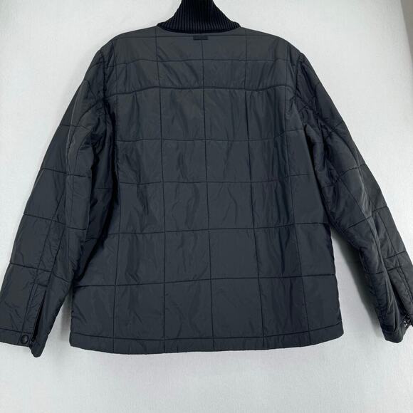 L.L. Bean black quilted thinsulate insulation zipper multiple pockets jacket M - Picture 4 of 6